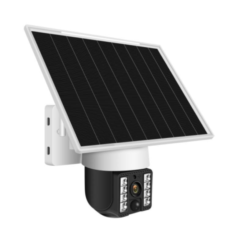 Tuya APP 4G WiFi Solar Powered Wireless Battery Operated Outdoor